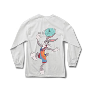 Diamond Supply Co. Longsleeve Shirt Space Jam Hook Shot White