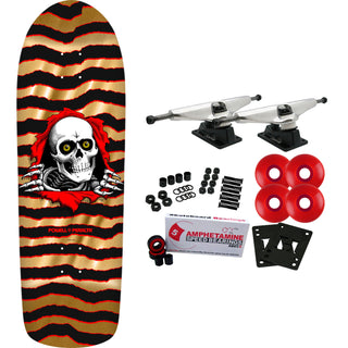 Powell Peralta Skateboard Complete Old School Ripper Gold Foil Old School Reissue