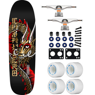 Powell Peralta Skateboard Steve Caballero Ban This Gold Foil / Independent / Rat Bones White