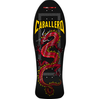 Powell Peralta Skateboard Deck Steve Caballero Chinese Dragon Red Foil Old School Reissue
