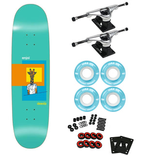 Enjoi Complete Deedz Shaped Skart 8.375" Soft Wheels (Beginner Friendly)