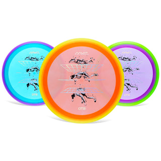 Axiom Disc Golf OTB Open 2025 Champions Cup Prism Proton Soft Defy 11/5/-1/3 Yellow/Orange 157 grams