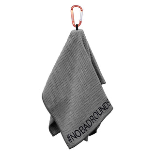 FlightTowel JR Disc Golf Towel Grey/Orange