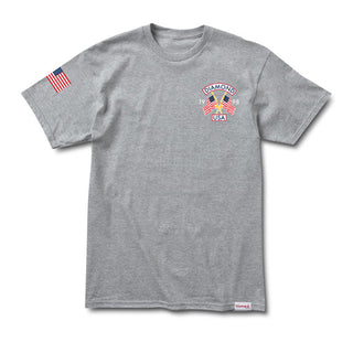 Diamond Supply T Shirt USA Heather