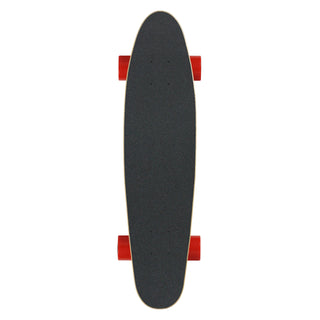 Moose Skateboard Complete Natural 7.0" x 28" Cruiser with 59mm Red Wheels