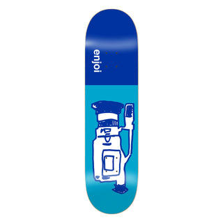 Enjoi Skateboard Deck Glitch Blue 8.5" x 32.1"