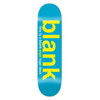 Enjoi Skateboard Deck Blank Yellow/Blue 8.25" x 32"