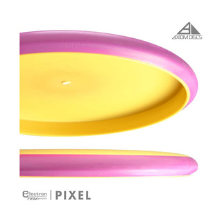 Axiom Disc Golf Simon Line Electron Firm Lizotte Pixel Putter 2/4/0/0.5 Blush/Orange 172 grams