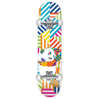 Enjoi Complete Panda Stripes White/Multi 7.75" Assembled