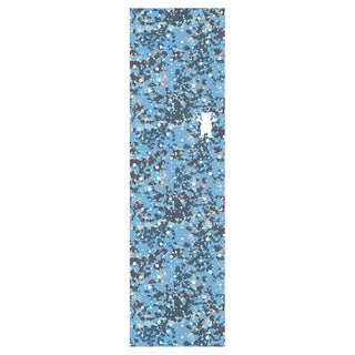Grizzly Grip Skateboard Griptape Snow Camo Blue 9" x 33" Sheet