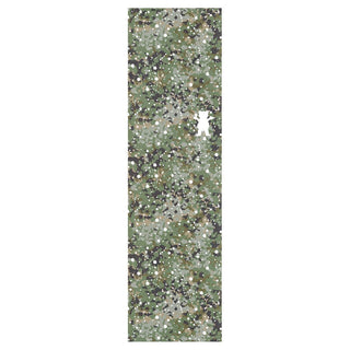 Grizzly Grip Skateboard Griptape Snow Camo Green 9" x 33" Sheet