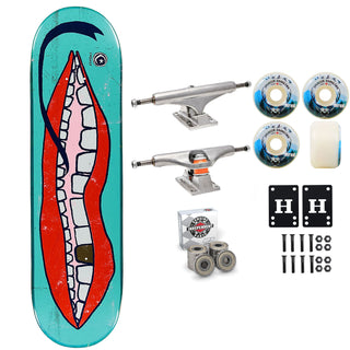 Foundation Skateboard Complete Jesse Lindloff Gold Tooth 8.38" x 31.88" Independent Satori Upgrade