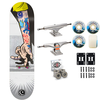 Foundation Skateboard Complete Todd Bratrud Push 8.38" x 32.25" Independent Satori Upgrade