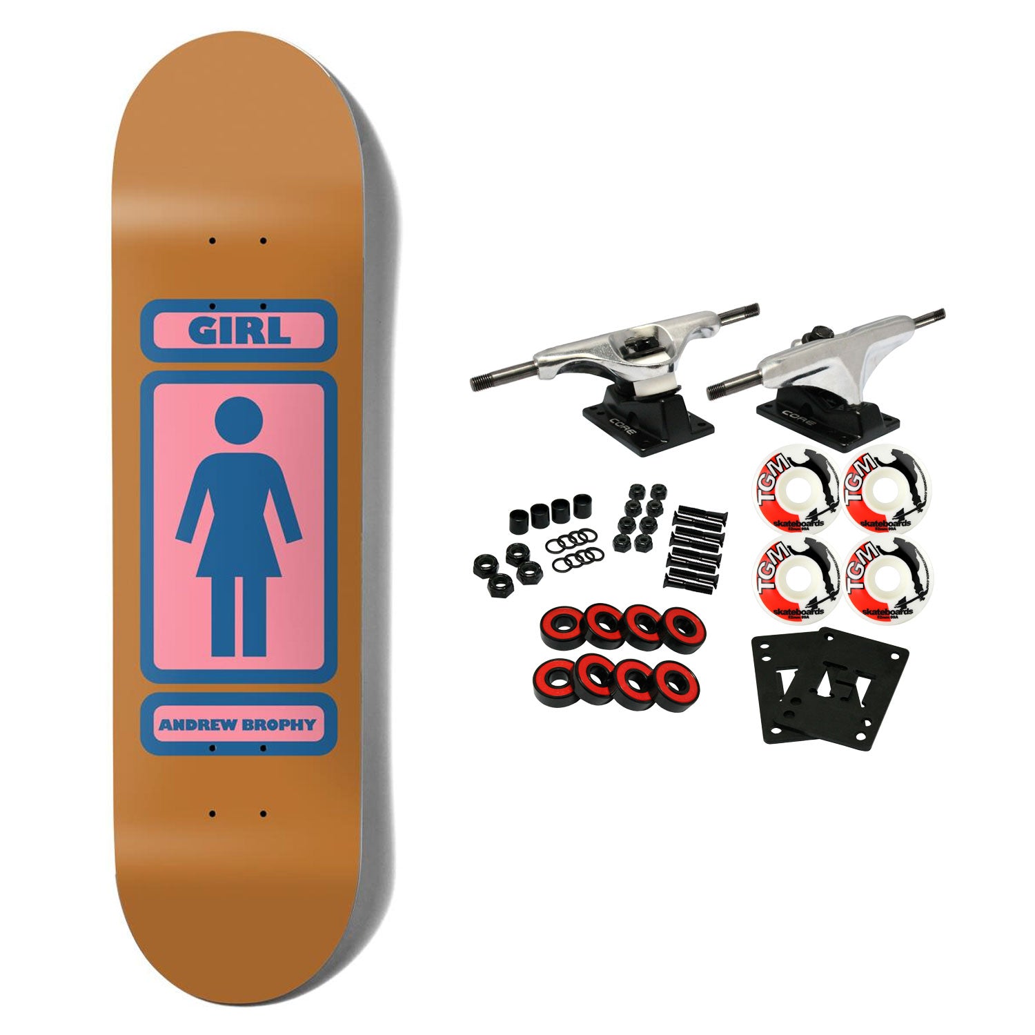 Girl Skateboards Andrew Brophy Pop Secret Formula Deck 8.6 in