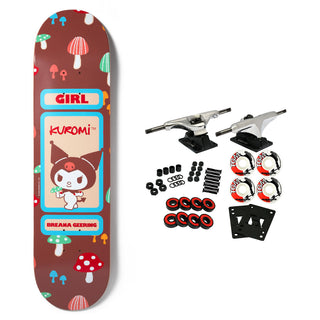 Girl Skateboard Complete Geering Sanrio Friends Kuromi 8.5" x 32"
