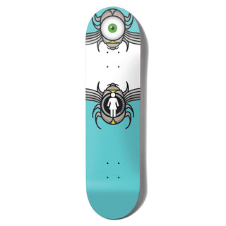 Girl Premium Skateboard with Indy Trucks, Blueprint Wheels 8.5" Pacheco Beetle Bum