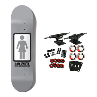Girl Skateboard Complete Kennedy OG Black White 8.5" x 31.75"