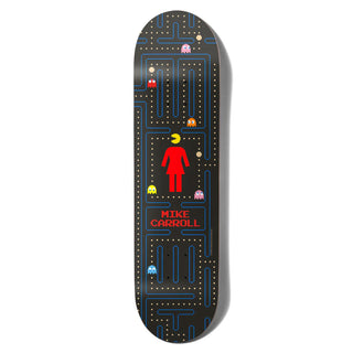 Girl x Pac-Man Skateboard Deck Carroll Black 8.0" x 31.875"