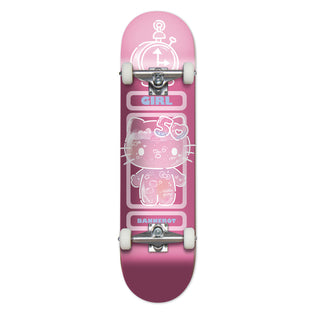 Girl Skateboard Complete Hello Kitty 50 Bannerot Pink 7.5" x 31"