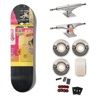 Girl Premium Skateboard with Indy Trucks, Triclops Wheels 8.5" Pacheco Cut and Paste