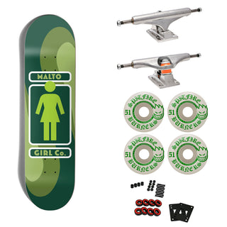 Girl Premium Skateboard with Indy Trucks, Spitfire Wheels 8.25" Malto 93 Til Lovers