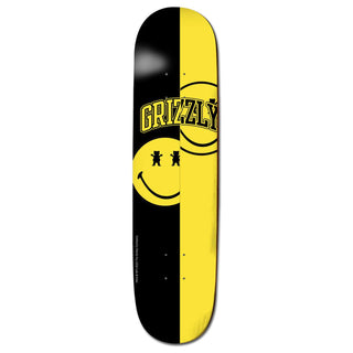 Grizzly X Smiley Skateboard Deck School of Happiness 8.0"