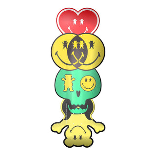 Grizzly X Smiley Skateboard Deck Squad Goals 7.75"