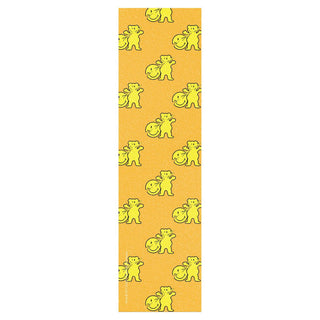 Grizzly X Smiley Skateboard Griptape Meltdown Yellow
