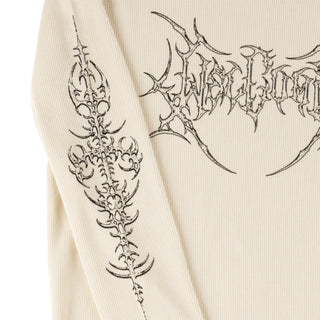 Welcome Skateboards Longsleeve Shirt Gallant Pigment Dyed Thermal Bone