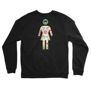 Girl Skateboards Sweatshirt Natas Kaupus Crewneck Black