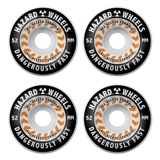 Hazard Skateboard Wheels 52mm Siren Conical 101A
