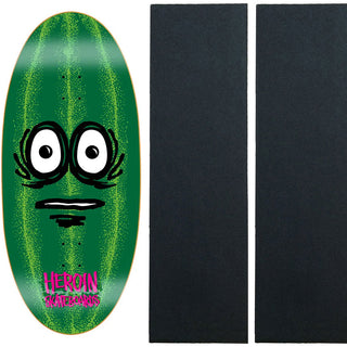 Heroin Skateboard Complete The Watermelon Eggzilla 13.5" x 31.5"