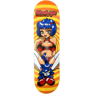 Hook Ups Skateboard Deck Miss Kitty 8.5" x 32.25"