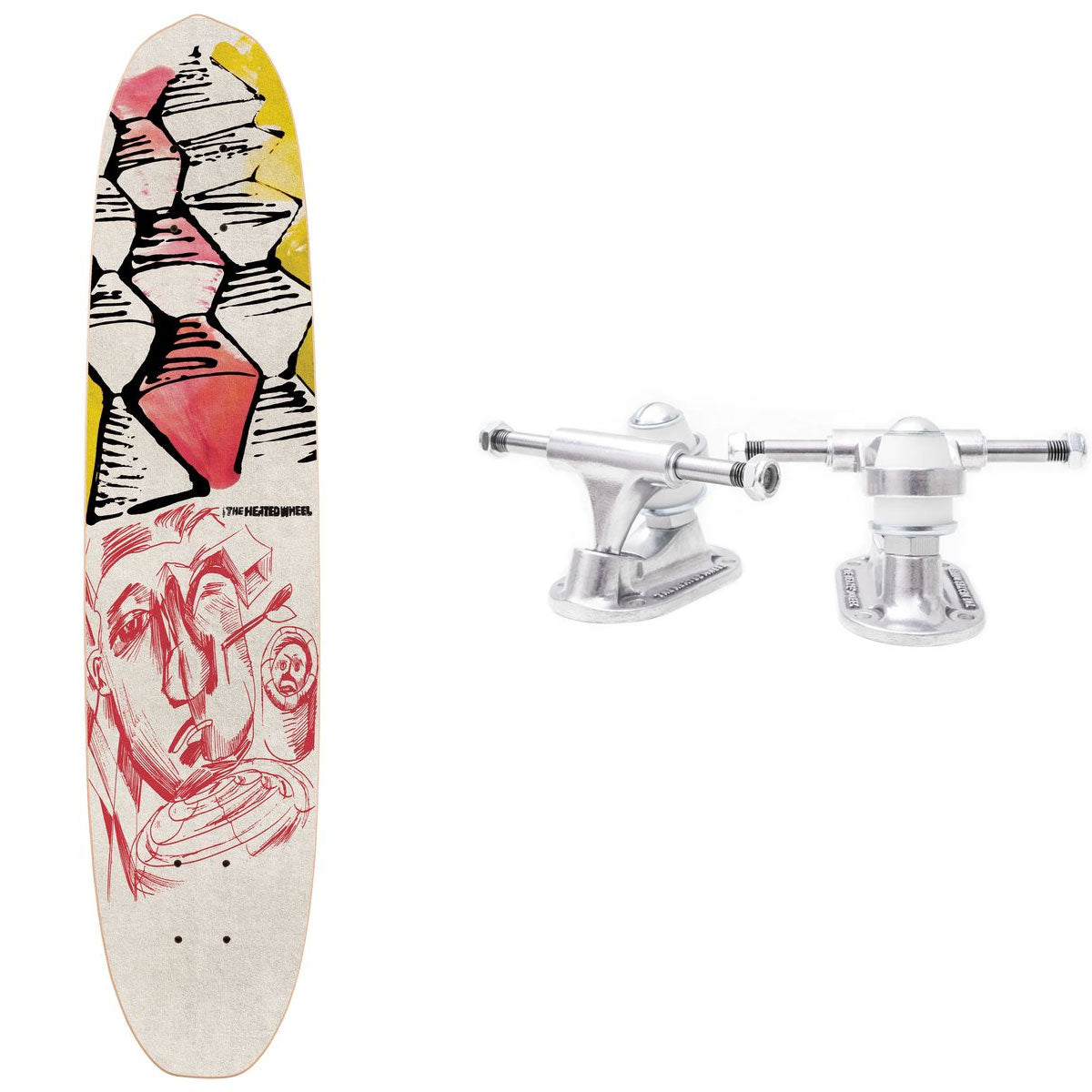 The Heated Wheel Skateboard Deck Polarizer Sorry Burt with