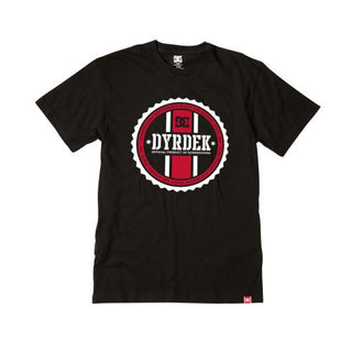 DC SHOES Skateboard DYRDEK ALUMNI STRIPE T-SHIRT BLACK