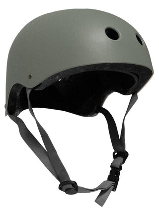 Skateboard Helmet Elbow/Knee/Wrist Pad Combo Skateboarding Skate Park Safety Kit Grey Helmet Large Pads