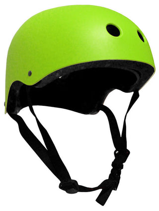 Skateboard Helmet Elbow/Knee/Wrist Pad Combo Skateboarding Skate Park Safety Kit Neon Green Helmet Medium Pads