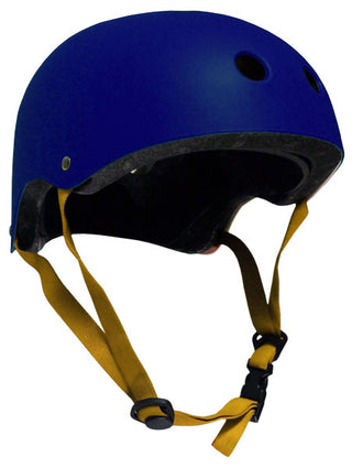 Skateboard Helmet Elbow/Knee/Wrist Pad Combo Skateboarding Skate Park Safety Kit Navy Blue Helmet Large Pads