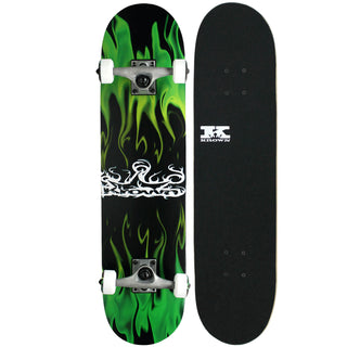 Krown Rookie Complete Green Flame 7.5"