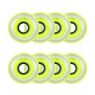 Labeda Roller Hockey Wheels - Millennium Gripper 72mm 74A Yellow (8-Pack)