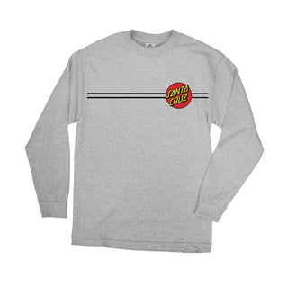 Santa Cruz Longsleeve Shirt Classic Dot Athletic Heather Mens