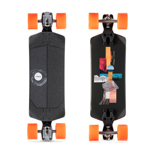 Loaded Boards Fathom Complete with Zee Brackets and Orangatang Dad Bods