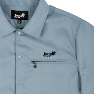 Welcome Skateboards Shirt Mace Work Shirt Slate