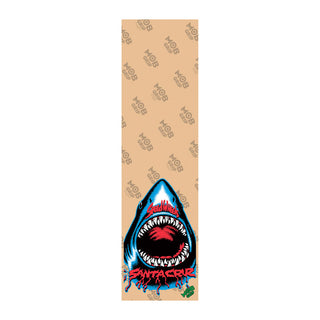Mob Griptape Santa Cruz Speed Wheels Shark Clear 9" x 33" Sheet