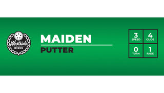 Westside Disc Golf Origio Burst Maiden Putter 3/4/0/1 Black/Bronze 175 grams