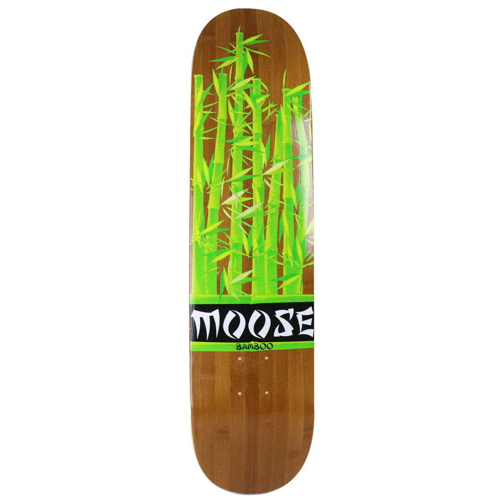 Moose Skateboard Deck Bamboo Leaves 8.25