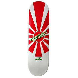 Shortys Skateboard Deck Muska Rising Sun Red 8.25" Re-Issue