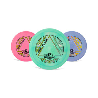Streamline Disc Golf Neutron Flare Distance Driver 9/4/0/3.5 Purple/Purple 175 grams