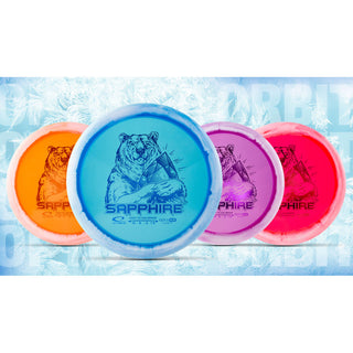 Latitude 64 Disc Golf Opto-Ice Orbit Sapphire Distance Driver 10/6/-2/1.5 Purple/White 163 grams