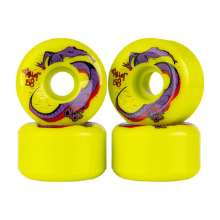 Welcome Skateboard Wheels Orbs Specters Chris Miller Neon Yellow 58mm 99A